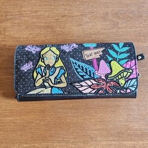 Rare Loungefly ❤️ Logo Alice in Wonderland Wallet